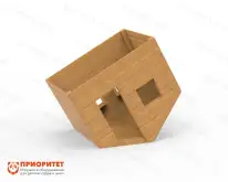 Игровой модуль «Перевернутый дом» Wood1