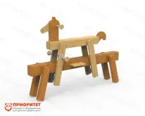 Качалка «Мустанг» Wood1