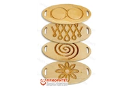 Набор панелей-лабиринтов (Кольца, Серпантин, Воронка, Цветочек)