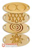 Набор панелей-лабиринтов (Кольца, Серпантин, Воронка, Цветочек) Набор панелей-лабиринтов (Кольца, Серпантин, Воронка, Цветочек)1