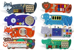 Набор бизибордов «Дружный зверинец»