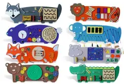 Набор бизибордов Дружный зверинец1