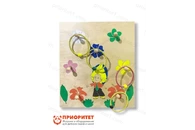 Развивающая панель «Занимательный кольцеброс»