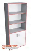 Шкаф широкий открытый с закрытой тумбой1
