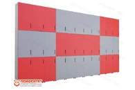 Шкаф встраиваемый закрытый многосекционный №1