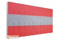 Шкаф встраиваемый закрытый многосекционный №3