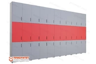 Шкаф встраиваемый закрытый многосекционный №4