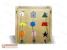 Тактильно-развивающая панель «Формы»1