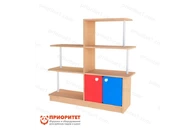 Стеллаж «Живой уголок» (цветной фасад)