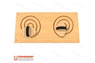 Панель-лабиринт «Рисуем ногами №6 Две воронки»