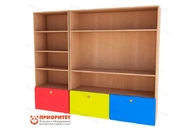 Стеллаж «Незнайка» (цветной фасад)