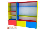 Стеллаж «Незнайка» (цветной)