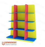 Стеллаж «Пирамида» (цветной)1