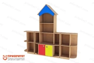 Стеллаж «Ракета» (цветной фасад)