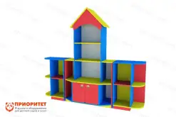 Стеллаж «Ракета» (цветной)1