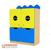 Модульная стенка «Катерок» модуль №2 (цветной фасад)1