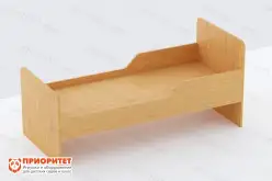 Кровать детская одноярусная с двумя бортами (фанера)1