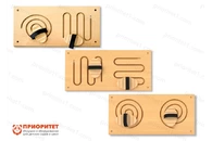 Набор панелей-лабиринтов «Рисуем ногами» (№4, №5, №6)