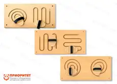 Набор панелей-лабиринтов «Рисуем ногами» (№4, №5, №6)1