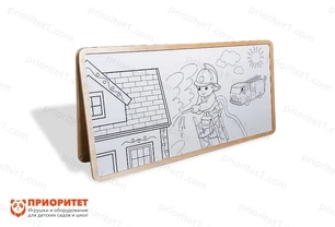 Напольный двойной модуль «Многоразовая раскраска» (150x75) Напольный двойной модуль «Многоразовая раскраска» (150x75)