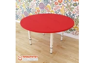 Стол детский круглый цветной (ЛДСП, 0-3 группа)