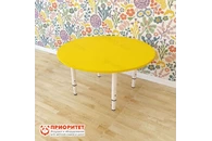 Стол детский круглый (пластик, 0-3 группа)