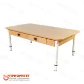 Стол детский регулируемый «Дошколенок» с ящиками (ЛДСП, 00-1 группа) цветной1