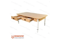 Стол детский регулируемый «Дошколенок» с ящиками (ЛДСП, 00-1 группа)