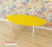Стол детский регулируемый «Овальный» (пластик, 0-3 группа)1