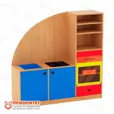 Кухня детская «Хозяюшка» (цветной фасад)1