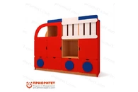 Стеллаж-стенка игровая «Пожарная машина» без наклеек