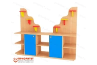 Стеллаж «Уголок природы» (цветной фасад)