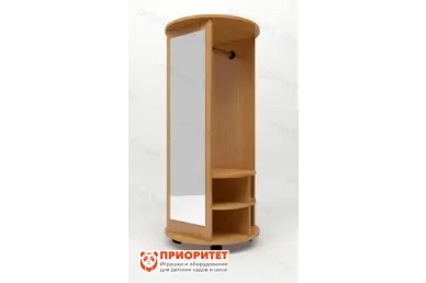 Стеллаж «Уголок ряженья №2» с зеркалом Стеллаж «Уголок ряженья №2» с зеркалом