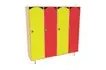Шкаф 4-секционный «Компакт» (цветной фасад)