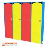 Шкаф 4-секционный (цветной)1