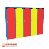Шкаф 5-секционный «Компакт» (цветной)1