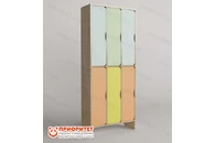 Шкаф двухъярусный 3-секционный