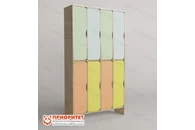 Шкаф двухъярусный 4-секционный