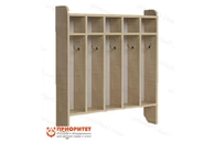 Шкаф для полотенец напольный 5-местный (цветной)