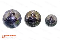 Зеркальный шар с мотором средний1