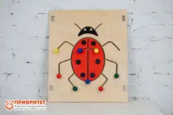 Тактильно-развивающая панель Бабочка-коробочка1
