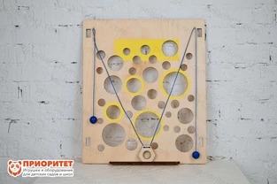 Тактильно-развивающая панель «Вкусный сыр»