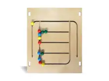 Тактильно-развивающая панель «Сортирую по цветам»1