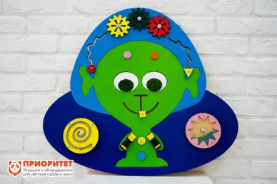 Бизиборд «Дружелюбный пришелец» Бизиборд «Дружелюбный пришелец»