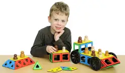 Набор Полидрон Магнитный «Конструируем транспорт» (Расширенный)1