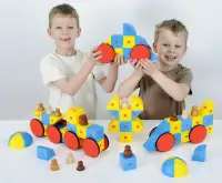 Набор Полидрон Магнитные блоки 3D Супер (комплект на группу, 68 деталей)1