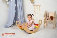 Горка-качалка «Радужные дни» цветная