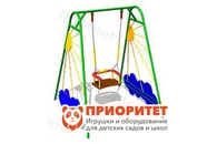 Качели металлические «Рассвет» с креслом для детской площадки