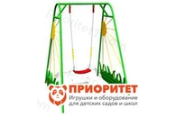 Качели металлические «Луг» с сидением для детской площадки