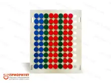 Тактильно-развивающая панель «Цветные фишки»1